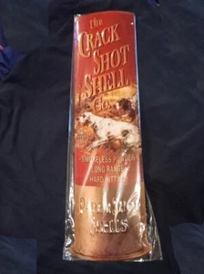 Letrero grande de metal con caparazón de escopeta estilo vintage perros de caza - Imagen 1 de 4
