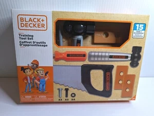 Black & Decker Tool Set Junior Play Training Set 15 Pc Age 3+ Boy Girl 2022 NEW - Bild 1 von 7