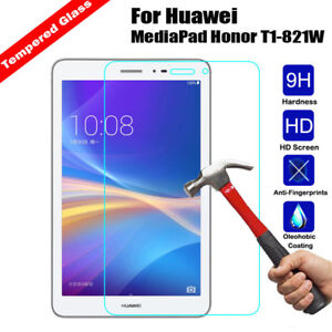 100% Real Tempered Glass Screen Protector For Huawei MediaPad Honor T1 8 T1-821W