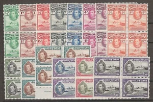 GOLD COAST 1938/43 SG 120a/132 MNH - Foto 1 di 5