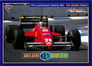 1995 AUSTRALIAN GRAND PRIX Formula 1 Card ADELAIDE ALIVE Futera - Imagen 1 de 3