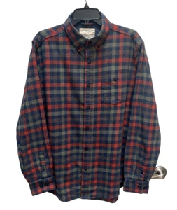 Weatherproof Plaid Flannel Button Up Shirt size L - Picture 1 of 5