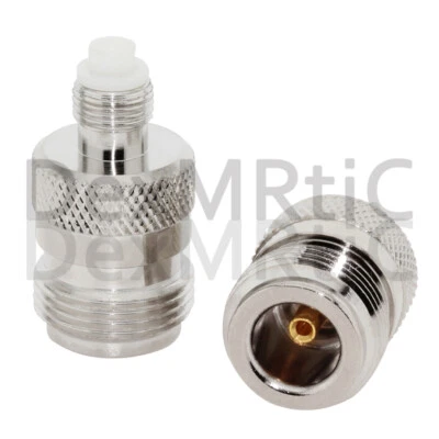 1PC N Male Female to FME Plug Jack RF Coax Connector Adapter Straight Nickel NEW - Image 1 of 4