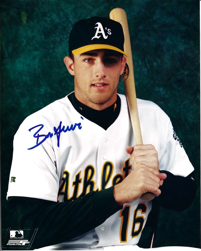 BEN GRIEVE Oakland Athletics Autographed 8x10 ROY 1998 - Image 1 of 1