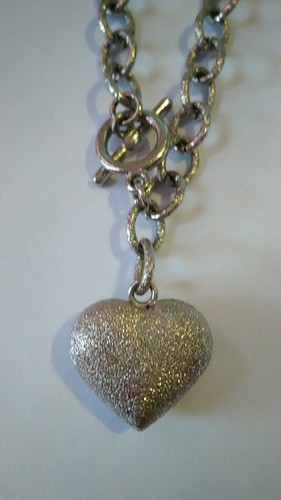 Collana argentata con cuore! Idea regalo di San Valentino donna!