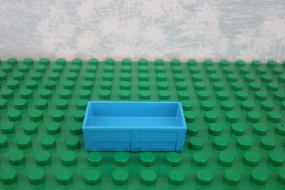 Duplo 2X4 Blue Trough Box Garden Farm Feeding Azure Water 61896 - Image 1 of 1