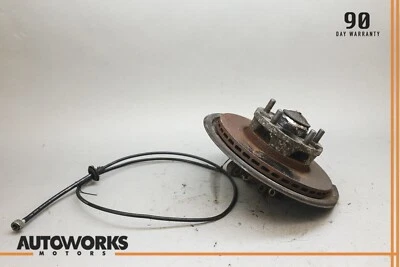 83-87 Porsche 944 eje delantero izquierdo nudillo buje de rueda con rotor OEM Foto 1 de 4