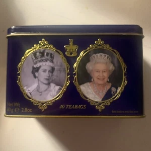 Queen Elizabeth II Of Great Britain Tin English Breakfast Tea 40 Teabags ~New~ - Picture 1 of 3