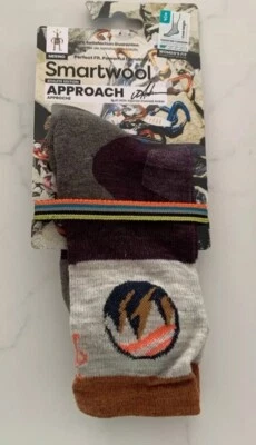 Calcetines de aproximación SmartWool S Athlete Edition - Lana Merino, Crew (para mujer) Nuevos con etiquetas Foto 1 de 4