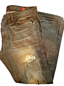 Herren Kult der Individualität Jeans japanischer Rebel gerade Größe 40/34 RN631-264K - Bild 1 von 7