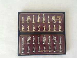 Manopoulos Poseidon Renaissance Theme Beautiful Chess Set. Made in Greece Athens - Picture 1 of 6