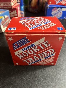 1988 Score Rookie & Traded Baseball Card Set 110 Cards -Craig Biggio RC