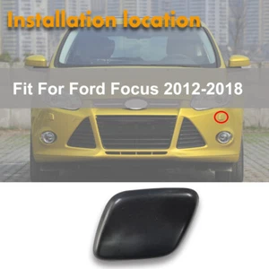 Left Driver Side Headlight Lamp Washer Nozzle Cover Cap For Ford Focus 2012-2018 - Imagen 1 de 11