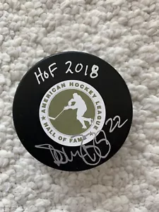 Don Biggs Autographed AHL HOF Puck - Picture 1 of 1