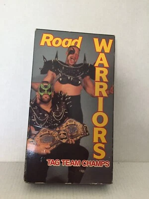 Preowned WCW Road Warriors Tag Team Champs VHS Tape - Image 1 of 4