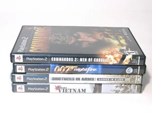 Lot Of 4 Playstation 2: Fighting War Games and 007 Nightfire - Picture 1 of 3