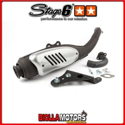 S6-9214000 Marmitta Sport Stage6 Street PIAGGIO NRG mc2 Extreme 50cc LC STAGE6 R - Immagine 1 di 4