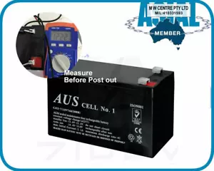 Universal Alarm Battery, 12V 7Ah, Sealed Lead Acid Rechargeable | Aus Cell No.1 - Picture 1 of 3