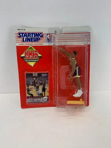 1995 Starting Lineup Karl Malone Utah Jazz Kenner Sports Figure Cover
