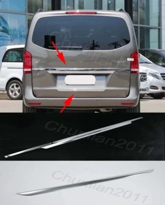 Tapa trasera cromada para Mercedes Benz Clase V W447 14-19 2 piezas - Imagen 1 de 4