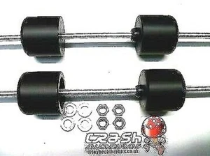 TRIUMPH TIGER 1050 2007-2012 FRONT & REAR WHEEL CRASH PROTECTION PUCKS KNOBS S7K - Picture 1 of 1