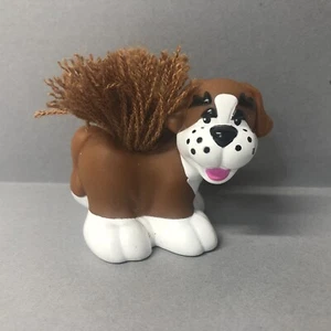 Fisher Price Little People Touch & Feel St. Bernard Cachorro Marrón Blanco Perro Mascota - Imagen 1 de 3