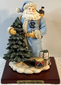 UNC North Carolina Santa Claus Tar Heels Collegiate Collection 1998 With Box - Bild 1 von 11