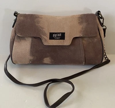 Gigi Hill Los Angeles Cow Print Purse Shoulderbag/Crossbody Detachable ~Keyring - Image 1 of 4