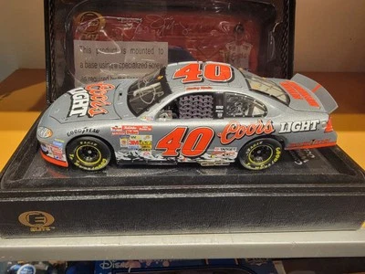 2002 AUTOGRAPHED Jamie McMurray #40 Coors Light 1:24th ELITE - 1st Cup Win  - Image 1 of 4
