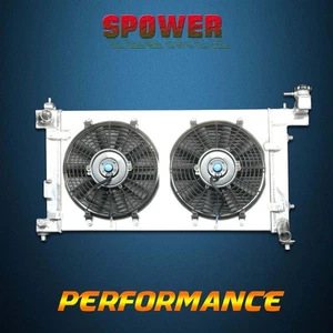 Aluminum Radiator+Shroud Fan For Toyota Corolla Matrix Pontiac 2003-2008 AT - Bild 1 von 7