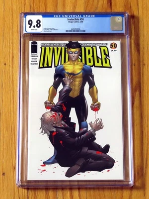 INVINCIBLE #50 CGC 9.8 NM/M WP 2008 Robert Kirkman Ryan Ottley - Image 1 of 2