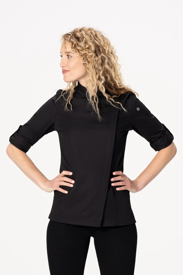 Chef Works Womens Lansing Chef Coat (BCWMC007) - Image 1 of 1