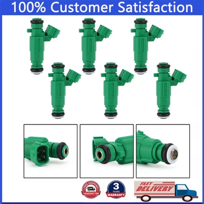 FJ660 6x Fuel Injectors For Hyundai Tucson Santa Kia Optima Rio 2.7L V6 2002-10 - Imagem 1 de 4