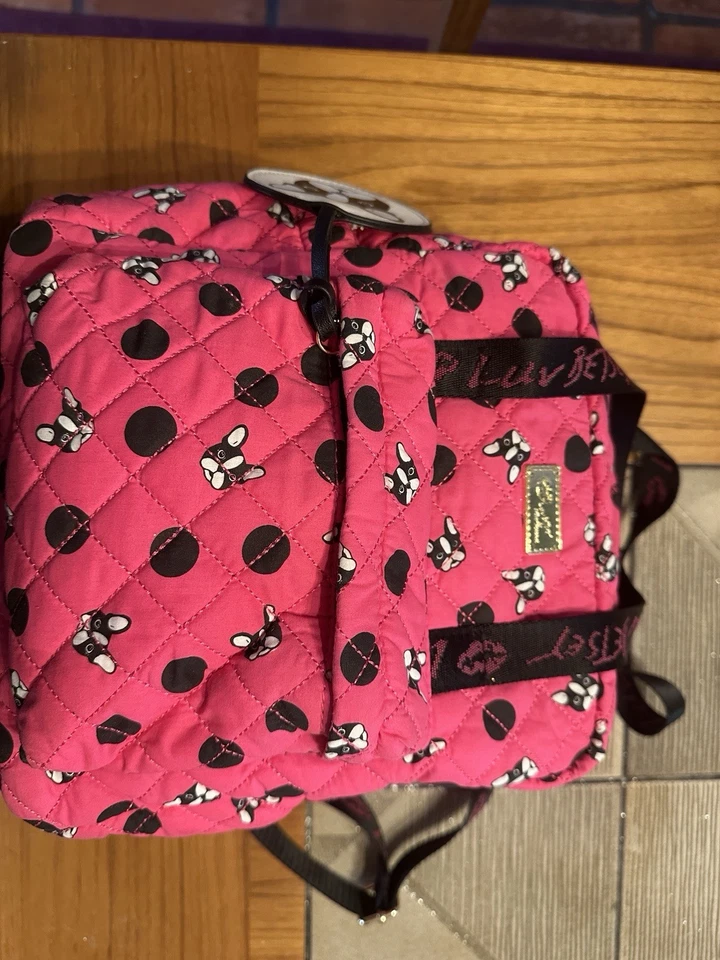 Mochila Betsey Johnson Talla Pequeña Rosa Foto 1 de 4