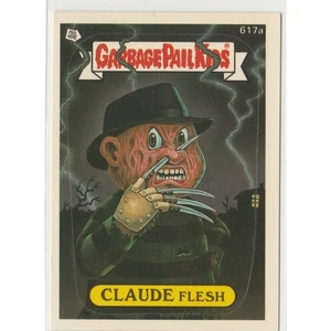 Claude Flesh #617a Garbage Pail Kids GPK Freddy Krueger Die-Cut 1988 OS15 Rare - Picture 1 of 2
