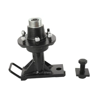6 x 5.5" Lug Bolt-On Spindle Kit Shipping Container Wheel Lug with Handle Black - Picture 1 of 12