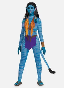 Costume Halloween donna classico look barriera corallina Avatar Neytiri taglia grande 12-14 - Foto 1 di 6