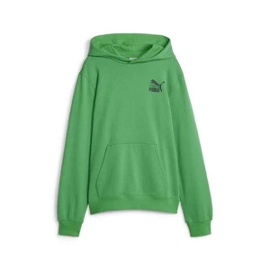 PUMA Classics Super Pullover Hoodie Youth Boys Green Casual Outerwear 62262936 - Picture 1 of 2