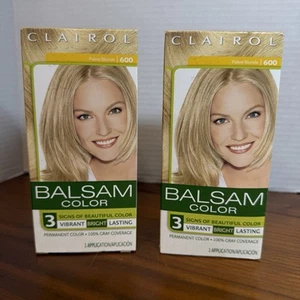 Clairol Balsam Color Hair Color 600 Palest Blonde 2pk New - Picture 1 of 3