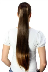 Hair / Braid Extreme Long Smooth Falling Brunette Braun Approx. 70 CM T113-2T30 - Picture 1 of 2