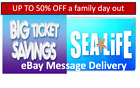 4 x 🎉  ALMOST FREE TICKETS  🎉 SeaLife Sea Life Center   ✅ EXPIRES 31/12/2024