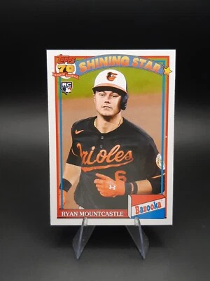 2021 Topps Archives 1991 Bazooka Shining Stars Ryan Mountcastle #91BZ-1 Orioles - Image 1 of 2