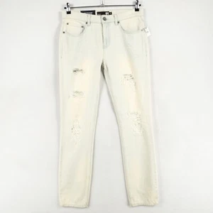 Pantalones de mezclilla ceñidos RSQ Seattle para hombre talla 31 azul lavado claro desgastados NUEVO - Imagen 1 de 10