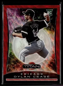 2020 CHRONICLES RUBY WAVE TITAN ROOKIE /199 DYLAN CESS WHITE SOX - Foto 1 di 1