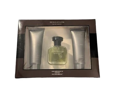 Juego de caja de regalo Sensation incluye gel de ducha y aftershave de 1,69 FL.OZ Foto 1 de 4