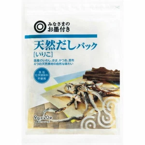 Natural Ingredients Dashi Pack IRIKO Dried Sardines 20 Packs Mackerel Kelp New - Picture 1 of 2