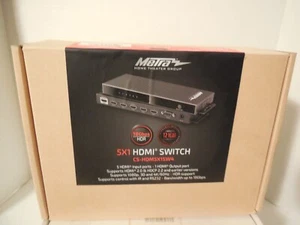 New Metra AV CS-HDM5X1SW4 HDMI Switch With 5 Inputs and 1 Output - Picture 1 of 3