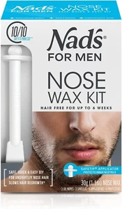 Nad's For Men Removal Nose Wax Kit 30g Nads Hair Removal Quick Easy DIY Nostrils - Picture 1 of 9