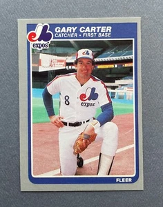 1985 Fleer Baseball Gary Carter #393 HOF Montreal Expos - Picture 1 of 2