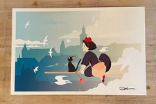 Kiki's Delivery Service  - Danny Haas Art Print - Studio Ghibli SIGNED